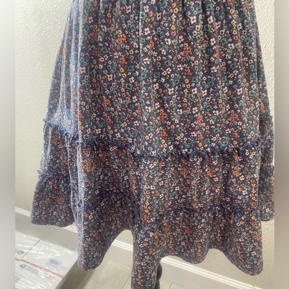 Urban Outfitters Boho Smocked Floral Mini Dress- size small - Picture 4 of 9